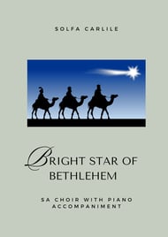 Bright Star of Bethlehem  Two-Part choral sheet music cover Thumbnail
